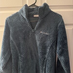 Columbia Textured Quarter- Zip Fleece
